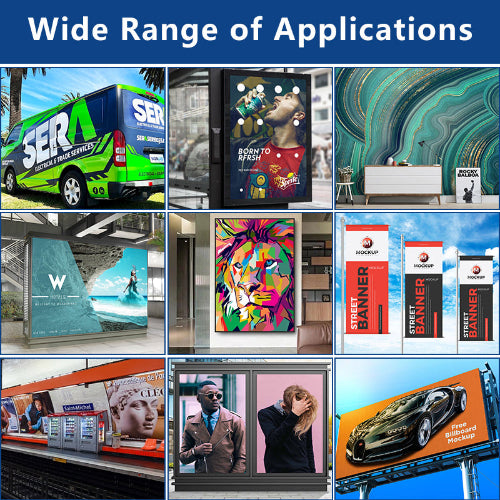 KINGJET USA Eco Solvent One Way Vision 54'' 160g