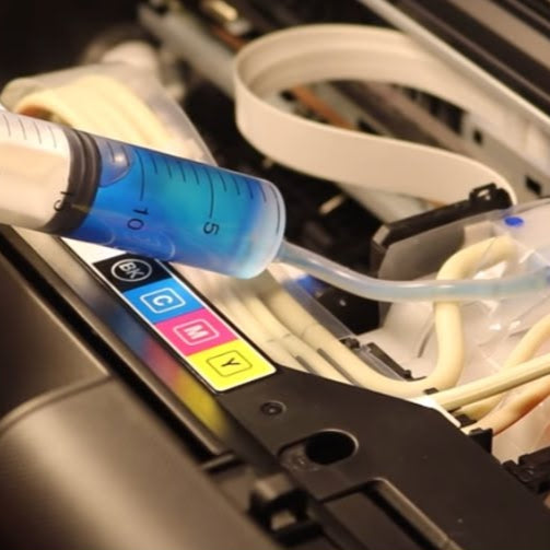 Ink syringe injector