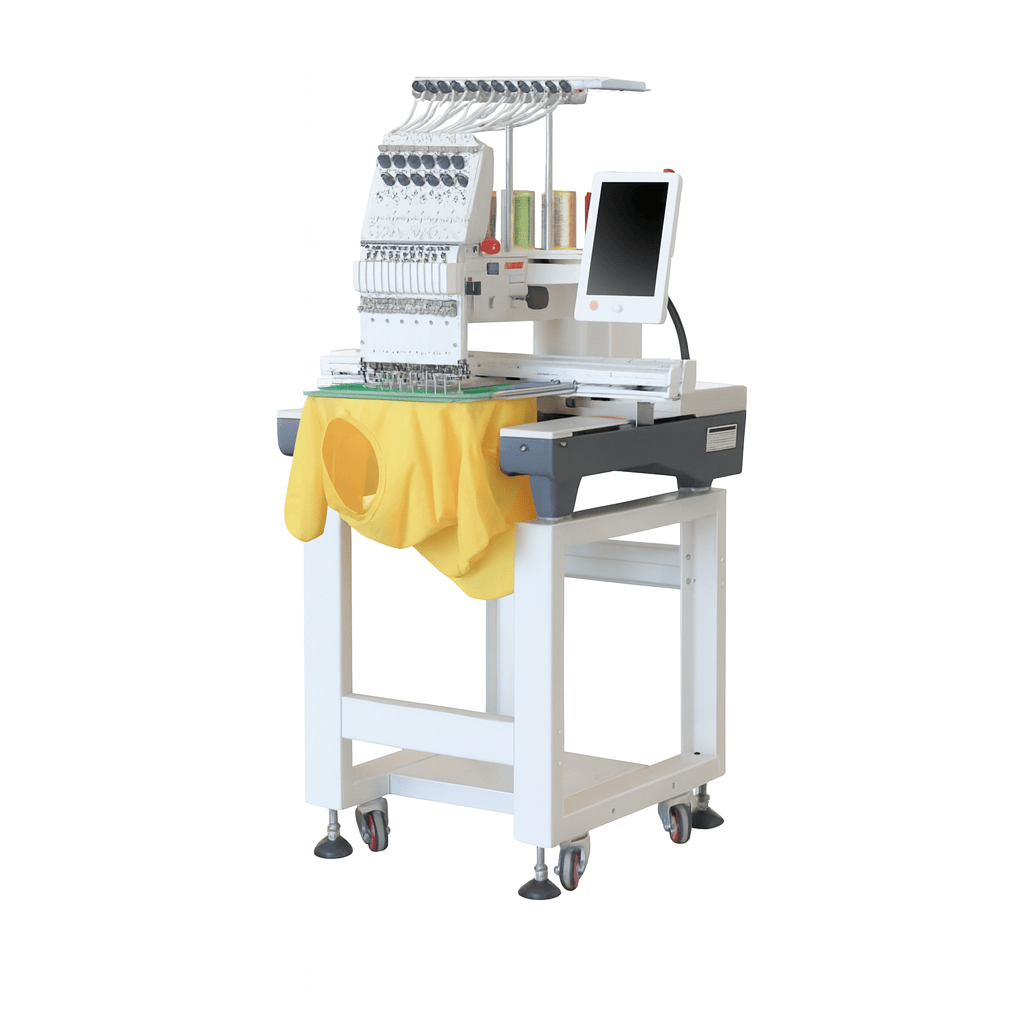 Kingjet USA single head embroidery machine 15  needle cap tshirt automatic embroidery machine in Sewing Machines