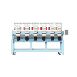Kingjet USA 6 head embroidery machine 15  needle cap tshirt automatic embroidery machine