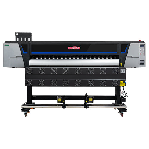KINGJET USA KJ-1804 ECO - SOLVENT PRINTER (70'' Printing area) Industrial‑Level Output with 4 Epson i3200 Printheads