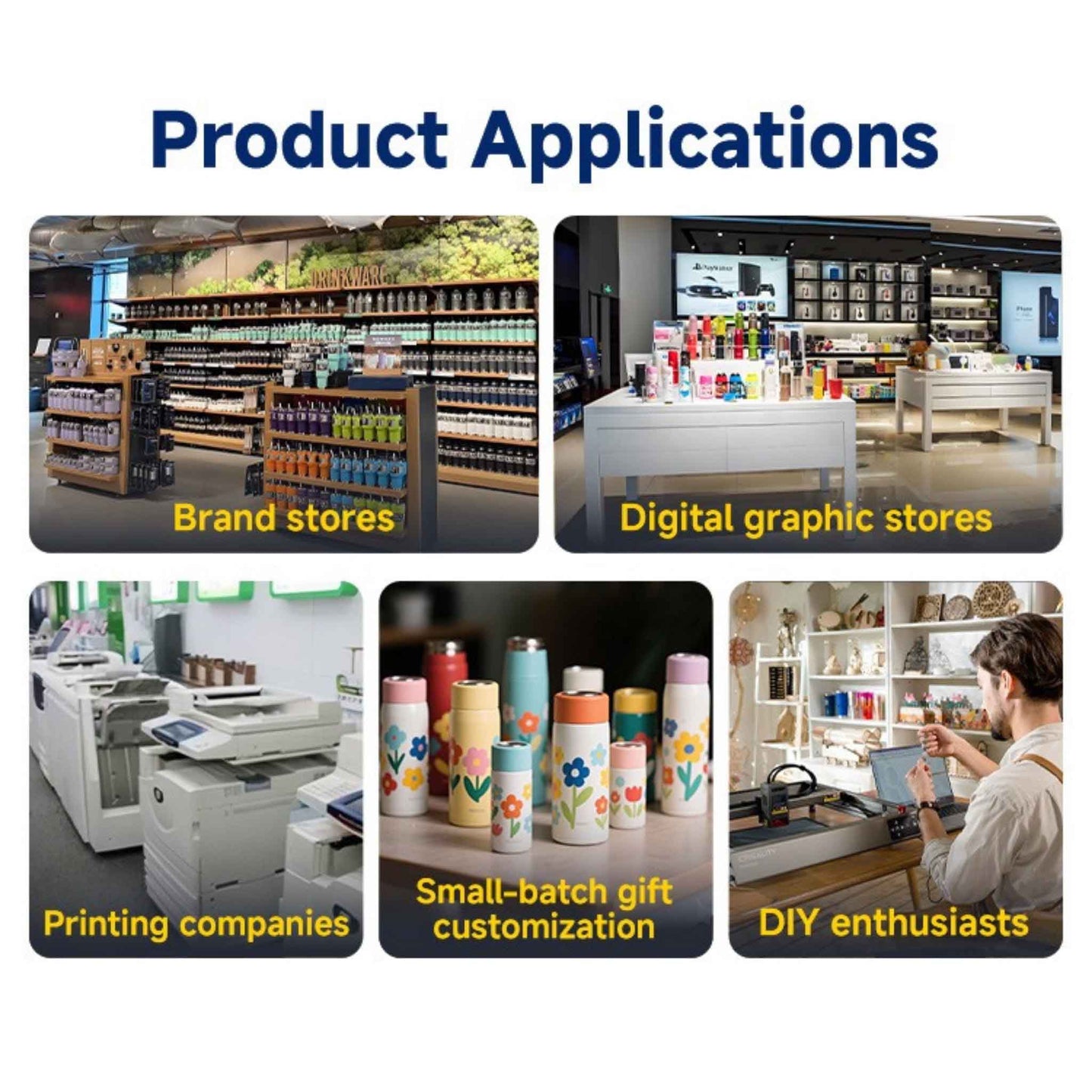 KINGJET KJ-R001-E Cylinder UV Printer with Epson I3200 S1HD Printhead