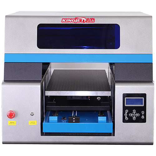 KINGJET USA MINI KJ-3360 A3 UV Flatbed Printer for Personalized DIY Gifts