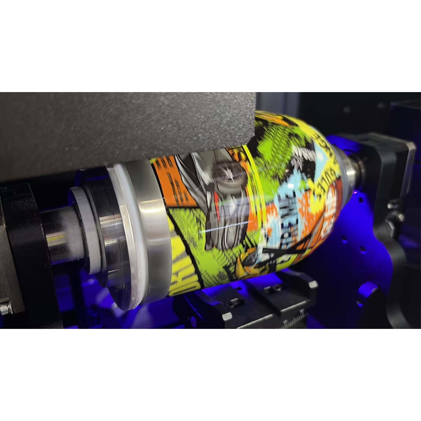 KINGJET KJ-R001-FC Cylinder UV Printer with Toshiba CF3 Printhead