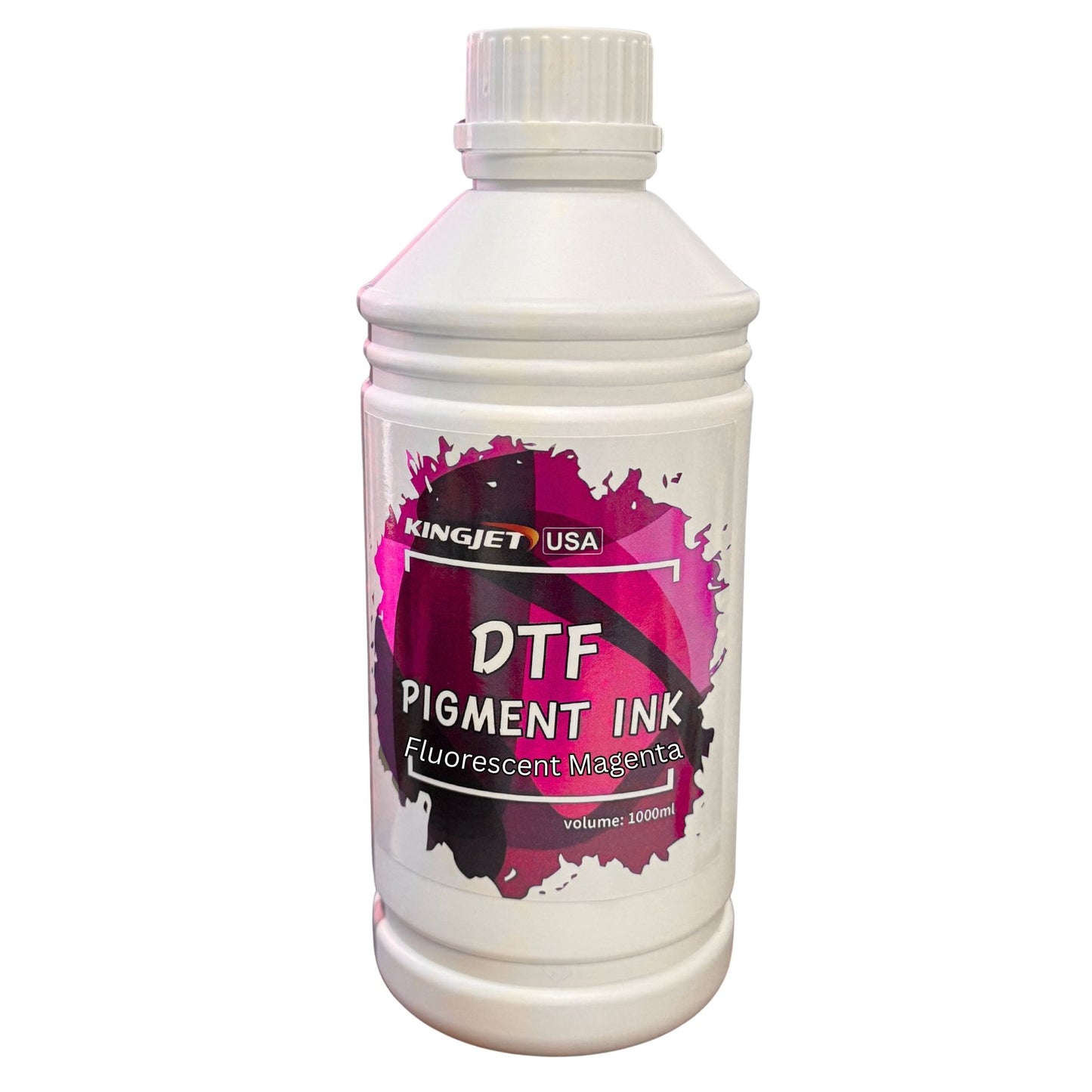KINGJET USA FLUORESCENT MAGENTA DTF INK FM (1 Liter)