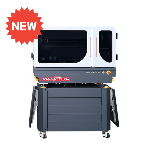 KINGJET KJ-R001-E Cylinder UV Printer with Epson I3200 S1HD Printhead