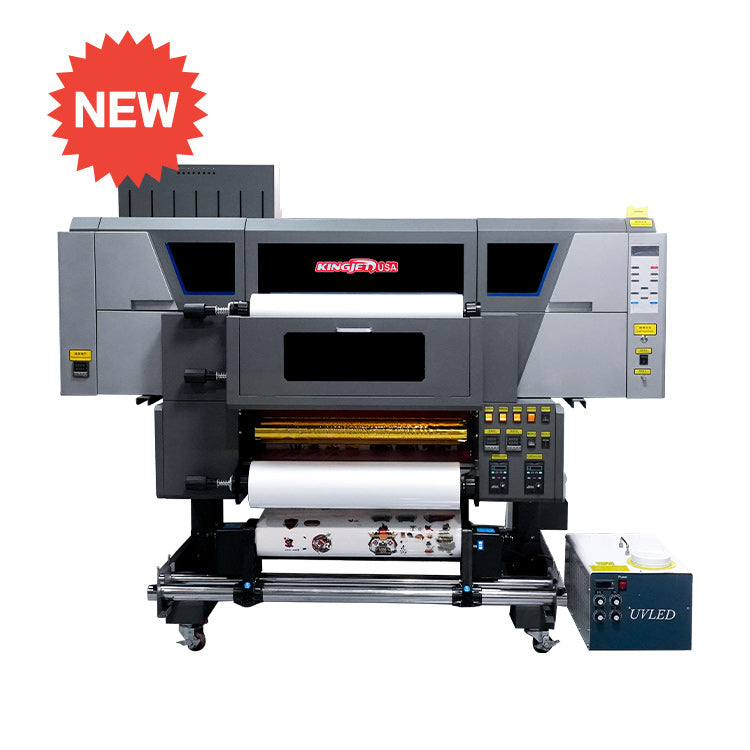 KingJet USA KJ-600-GUV Gold Stamping UV DTF Printer
