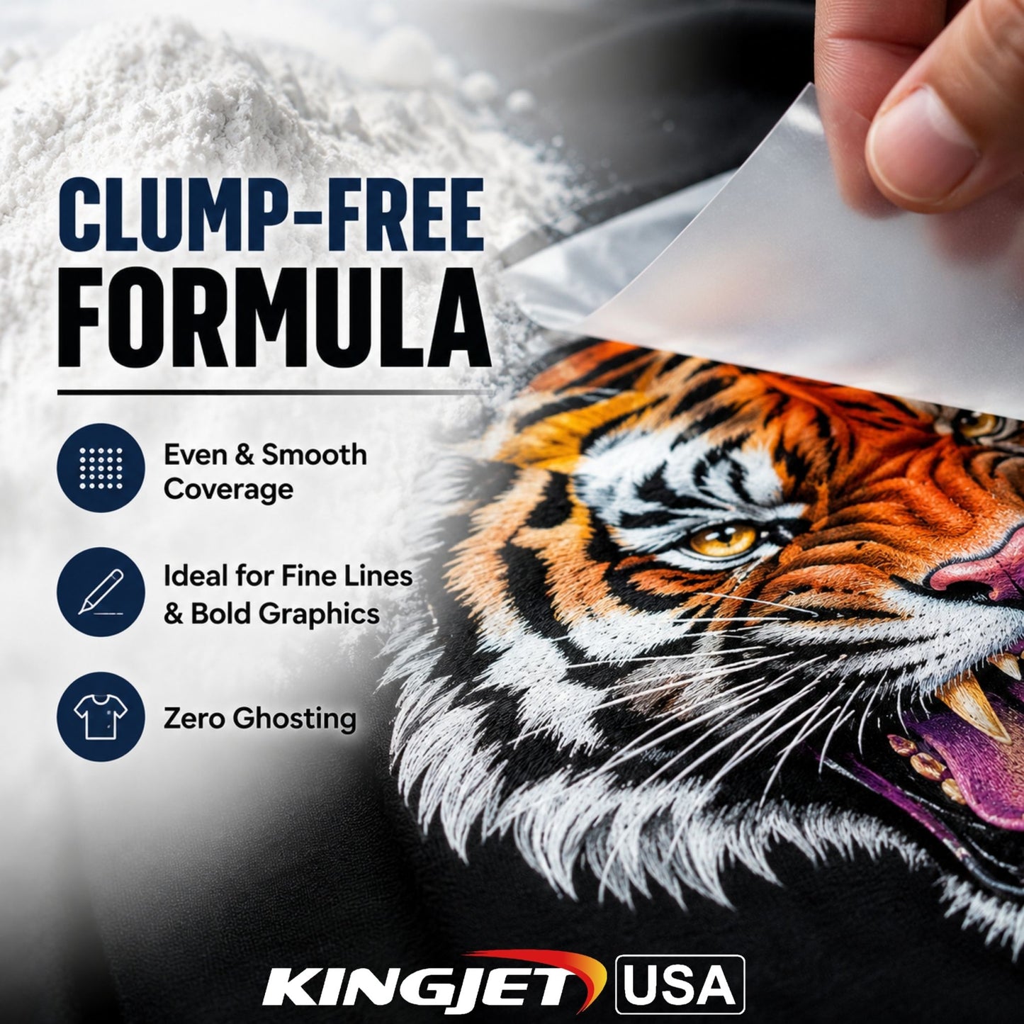 Kingjet USA Hot Melt Glue Powder 1KG (2.2lbs)