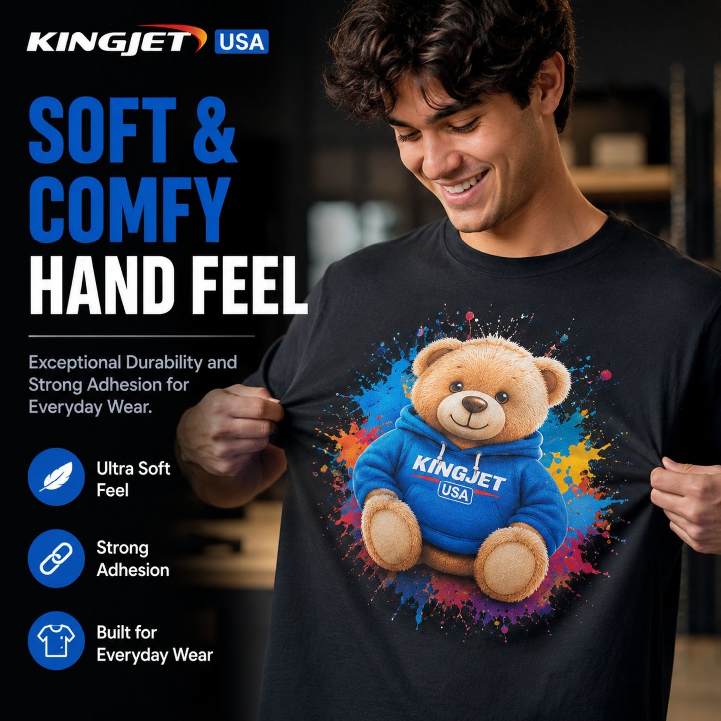 Kingjet USA Hot Melt Glue Powder 1KG (2.2lbs)