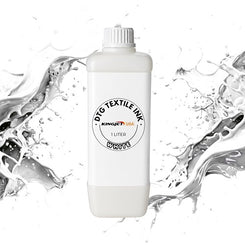 Kingjet Opaque White DTG Ink - High-Stretch & Anti-Clogging for Dark Garments (1000ml)