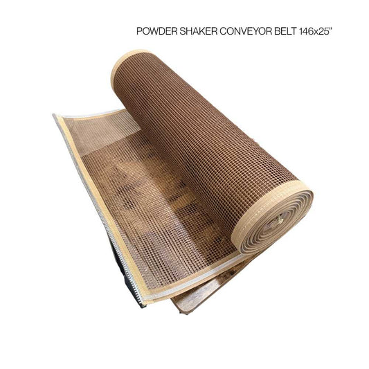POWDER SHAKER CONVEYOR BELT 146x25''