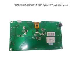 POWDER SHAKER SCREEN DISPLAY (for H650 and H6501 types)