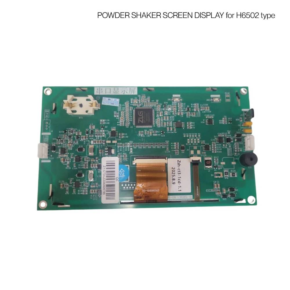 POWDER SHAKER SCREEN DISPLAY (for H6502 type)