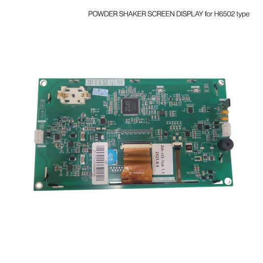POWDER SHAKER SCREEN DISPLAY (for H6502 type)