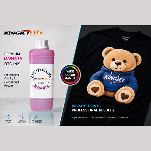 Kingjet Premium Magenta DTG Ink - Product Description