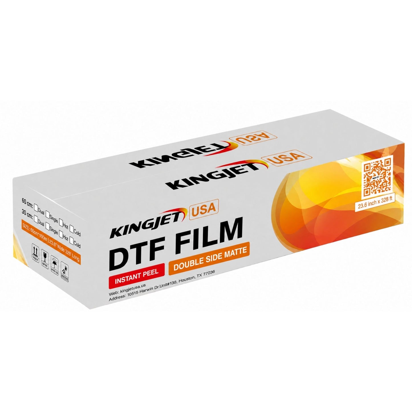 KINGJET USA 24" Instant Peel DTF Film