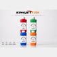 Kingjet Extended Gamut Red DTG Ink - Bold Fire Red for Professional Textile & Apparel Printing (1000ml)