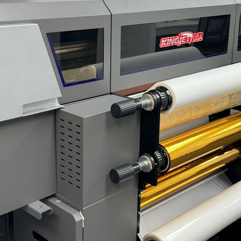 KingJet USA KJ-600-GUV Gold Stamping UV DTF Printer